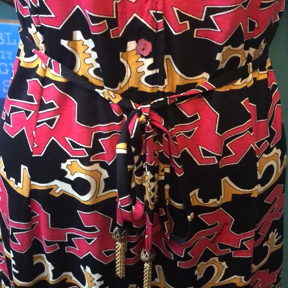 Rare Vintage Designer Enzo Vincelli psychedelic mod go go 60’s mini tunic dress - Picture 5 of 11